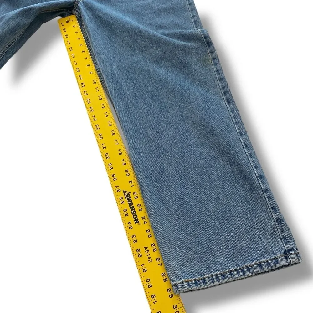 Levis 550 Jeans Straight Leg Relaxed Fit Mens 36x30 Denim Classic Workwear Y2K